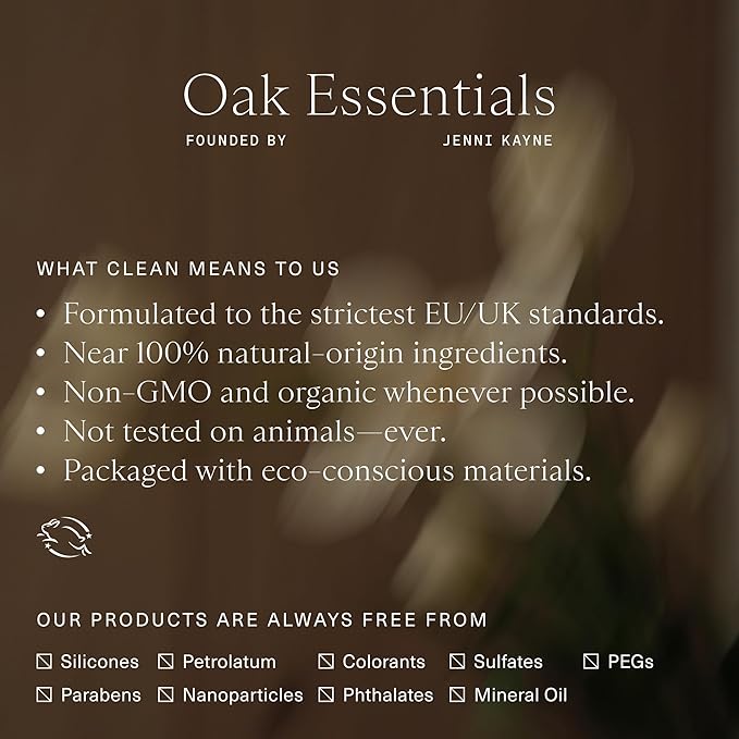 Oak Essentials Luminous Body Lotion | Hydrating Blue Tansy Body Cream with Rose Oil, Turmeric, Shea Butter and Coconut Oil, 1.33 Fl Oz (Travel Size)