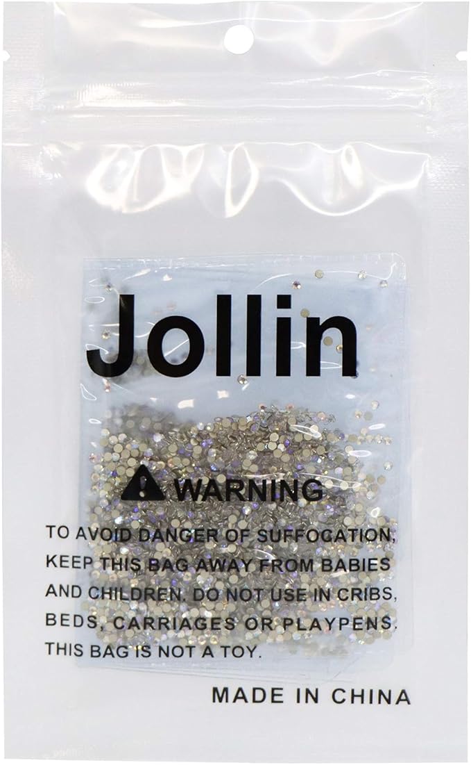 2880pcs Flatback Rhinestones Glue Fix Crystal Glass Diamantes Gems for Crafting Nail Art Crafts Decorations Clothes Shoes 1.8mm (ss5, Moonlight)