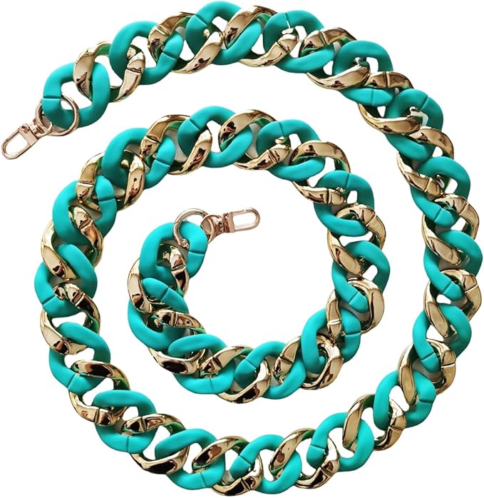 Acrylic Resin Chain Strap for Purse,Replacement Bag Chain Strap,Handbag DIY Accessories