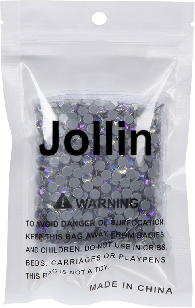 Hot Fix Crystal Flatback Rhinestones Glass Diamantes Gems 4.8mm(20ss 1440pcs, Moonlight)