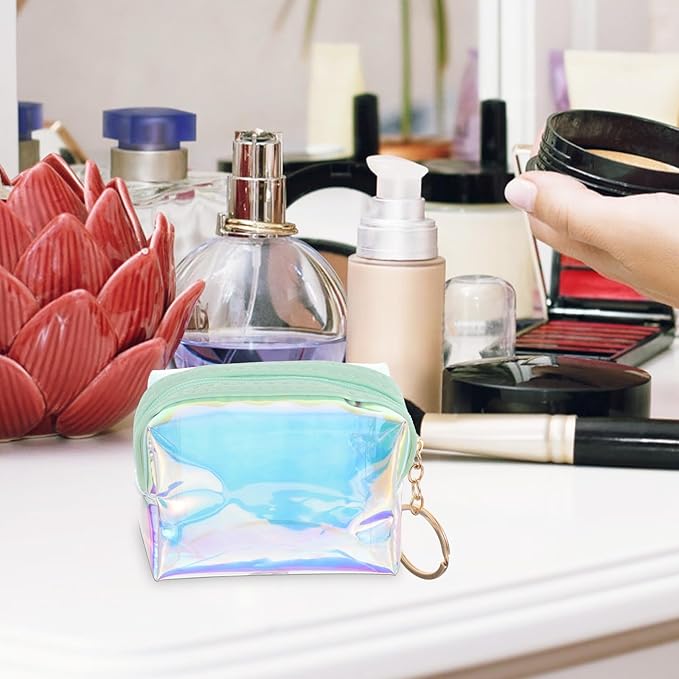 Mini Purse Keychain Coin Purse Keychain Clear Coin Purse Coin Wallet Clear Coin Pouch Mini Makeup Pouch Change Purse