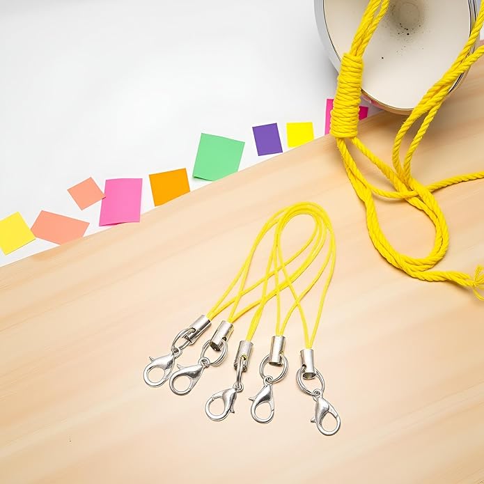Mobile Phone Rope 20pcs Strap Charm Lariat Lanyard,Phone Charm with Lobster Clasp Cords for Cellphone/USB Drive/Keychain/DIY Jewelry Accessories Phone Accessories,Cell Phone Charms