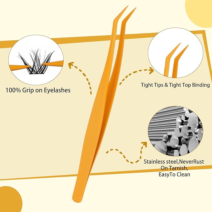 Leefrei Eyelash Clusters 10-18mm Wispy Lash Clusters D Curl DIY Cluster Lash Extension Kit Individual Lashes Kit With Bond & Seal, Glue Remover, Tweezers(LF01 Lashes Set)