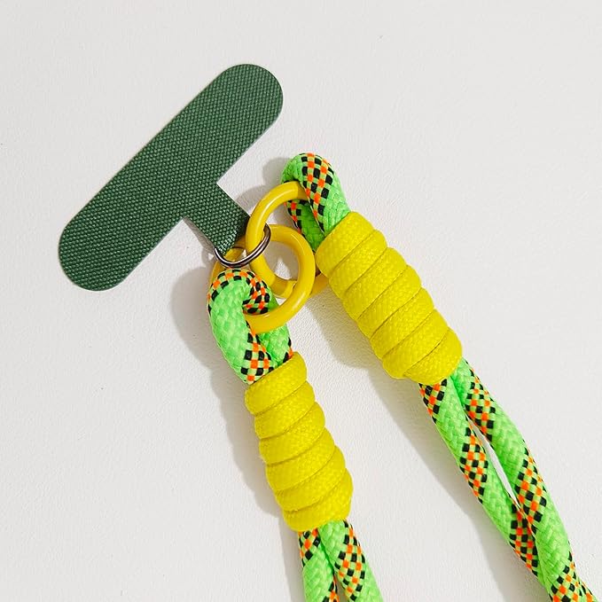 2Pcs Phone Wrist Strap,Universal Cellphone Lanyard with 2pcs Tether Tab,Lanyards for Women and Men