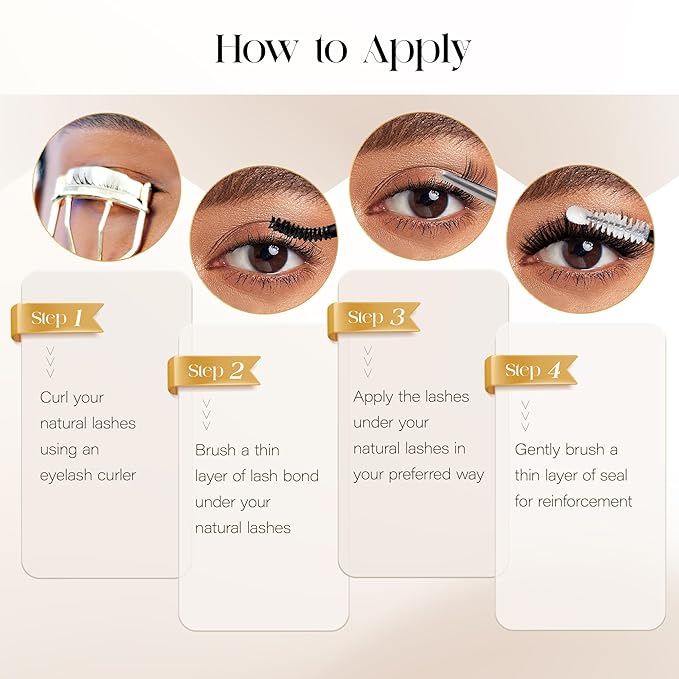 BEFER Lash Clusters, 240 Pcs D Curl Eyelash Clusters 3D Fluffy Volume Individual Lashes Extensions 10-16MM Cluster Eyelash Wispy Cluster Lashes DIY At Home(60P)