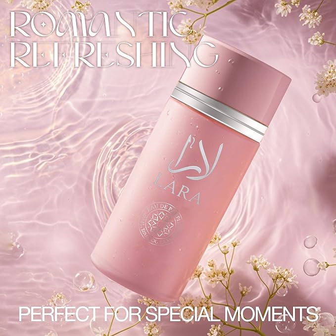 A CENTER 4PCS Perfume Set for Women - Floral Fragrance Gift Set with Vanilla,Sweet Fruity, Eau De Parfume| 3.4 Fl Oz Each Women's Cologne(Valentine Milano,Mon Amour Paris,Scret Plus,Lara Pink)