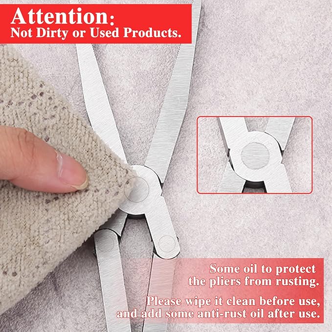 Dual Pivot Double-Joint Flat Pliers With Serrated Jaw Extra Long Reach Compound Action for Hard to Reach Narrow Spaces