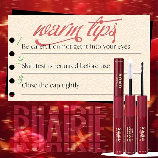 Ruairie Bond and Seal Lash Glue for Eyelash Cluster 2 in 1 Lash Clusters Glue Strong Hold Long Lasting Lash Bond and Seal Waterproof