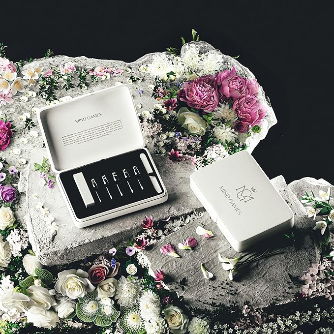 MIND GAMES Floral Discovery Set - Designer Perfume kit for Women & Men - Luxury Fragrance kit with Grand Master, Checkmate, Caissa, Ruy Lopez & Sans Voir - Designer Perfume Gift Set