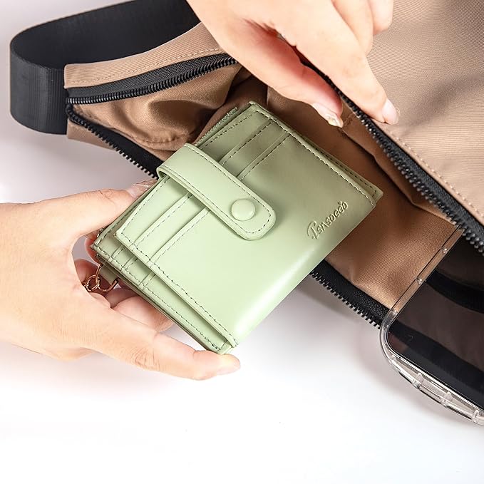 Keychain Wallet Wristlet Small Credit Card Holder Bracelet Key Chain Purse Bangle Tassel Beads Key Rings for Women