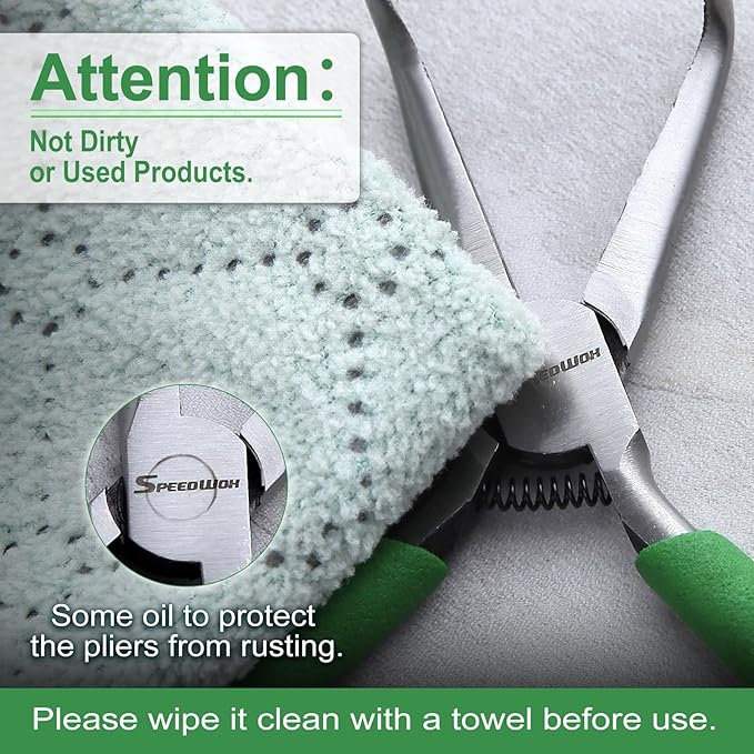 SPEEDWOX 2PCS Mini Bent Needle Nose Pliers With Teeth And Needle Nose Pliers For Jewelry Making 5" 45-Degree Bent Long Nose Pliers With Serrated Jaw Needle Remover Pliers Fishing Tools