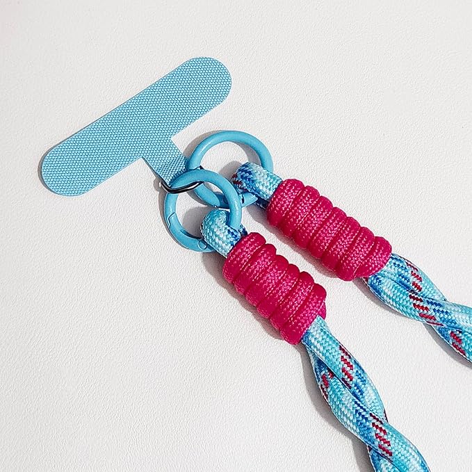 2Pcs Phone Wrist Strap,Universal Cellphone Lanyard with 2pcs Tether Tab,Lanyards for Women and Men
