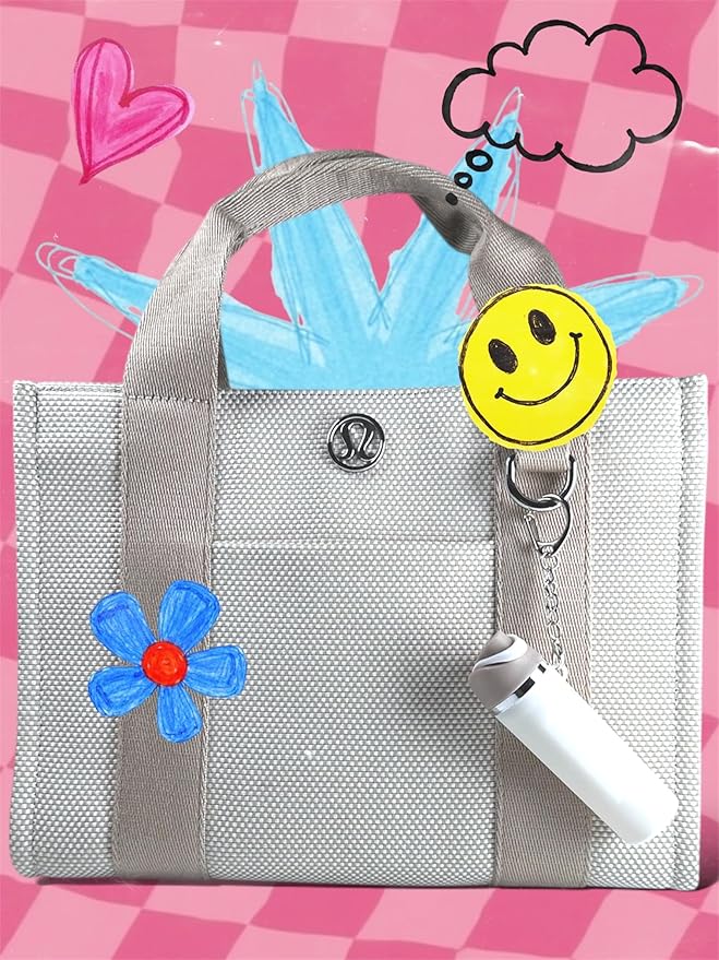 Mini Trendy Bottle Keychain Accessories Compatible with Owala Water Cute Tumbler Cup Chapstick Lip Balm Holder Charms