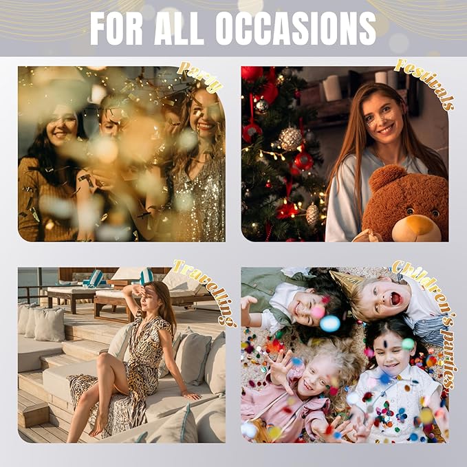 Glitter Freckles - Gold Fake Freckles, 6PCS Makeup Patches, Sweatproof Face Jewels for Women, Faux Face Glitter for Kids, Waterproof Glitter Freckles Face Tattoo, Party Makeup Accessory Face Glitter