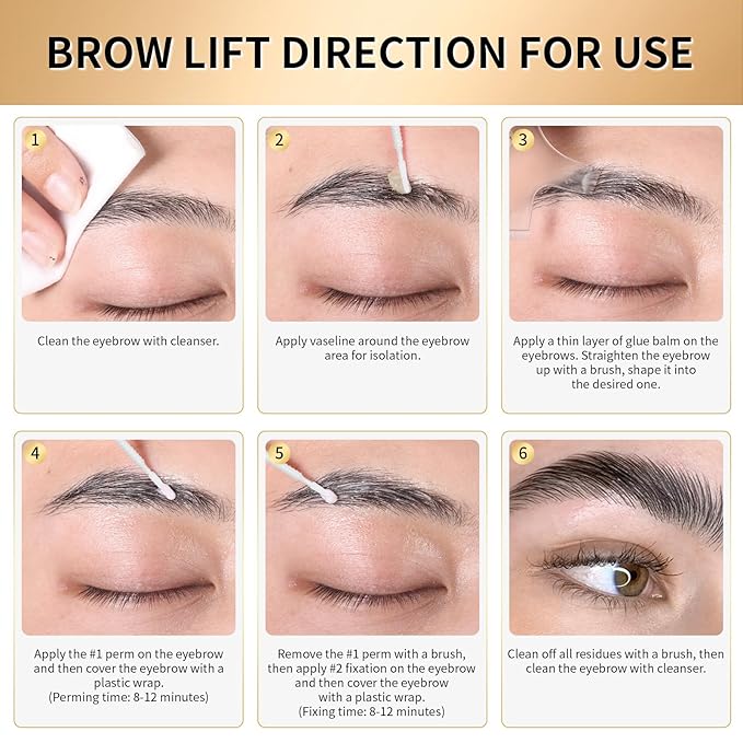 DONG RHYME Lash Lift Kit Eyelash Perm Kit, Professional Plant Extract, Lifting & Curling for Eyelashes, Semi-Permanent Salon & DIY Home Use Eyelash Lift Kit for Beginners