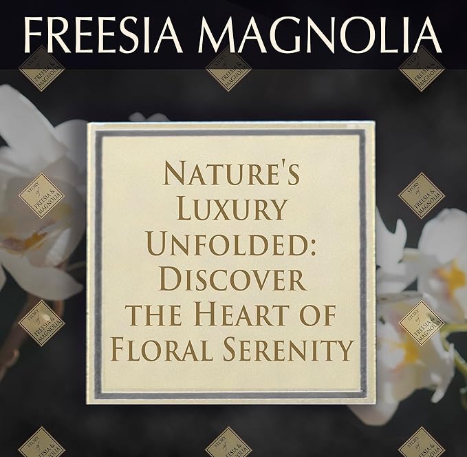 Prince Parfums Dubai - Story of Freesia Magnolia For Women - 3.4 Ounces - Extrait de Parfum - Delicate Bouquet of Freesia, Magnolia - Essence of Femininity & Beauty