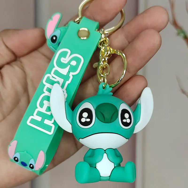 Cute Stitch Cartoon Keychain for Bags and Ornaments