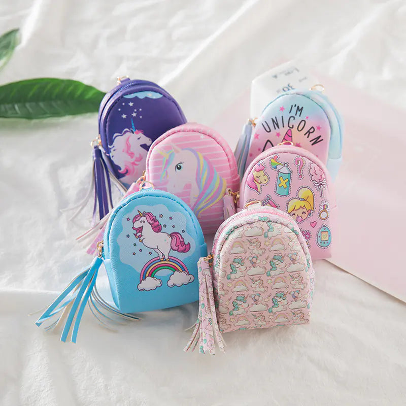 Creative Cute Unicorn Children's Mini Backpack Keychain