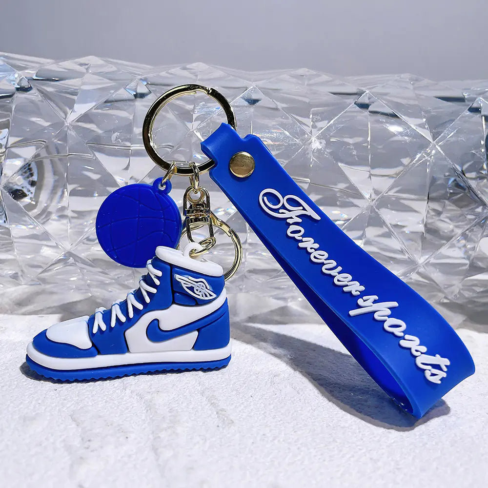 Creative Silicone AJ Shoe Mold Keychain Bag Charm
