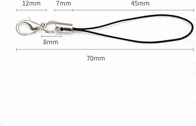 20Pcs Mobile Phone Rope Strap Charm Lariat Lanyard Phone Charms with Lobster Clasp Cords for Cellphone USB Drive, Keychain DIY Jewelry Accessories