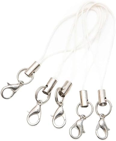 20Pcs Mobile Phone Rope Strap Charm Lariat Lanyard Phone Charms with Lobster Clasp Cords for Cellphone USB Drive, Keychain DIY Jewelry Accessories