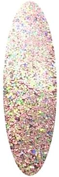Face, Body & Hair Glitter Gel – Halloween Glitter for Kids and Women – 3 Oz Cosmetic-Grade Gel w/Moon & Stars for Festivals & Halloween Party, Easy Apply & Wash Off - Rose/Stardust Pink 2Pack