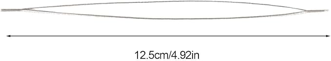 5 Pcs Jewelry Beading Needles -Stainless Steel Jewelry Bead Needles, Big Opening Flexible Eye Beading Needles for String Seed Waist Beads Bracelet Wire for DIY Craft, Earring,Necklace