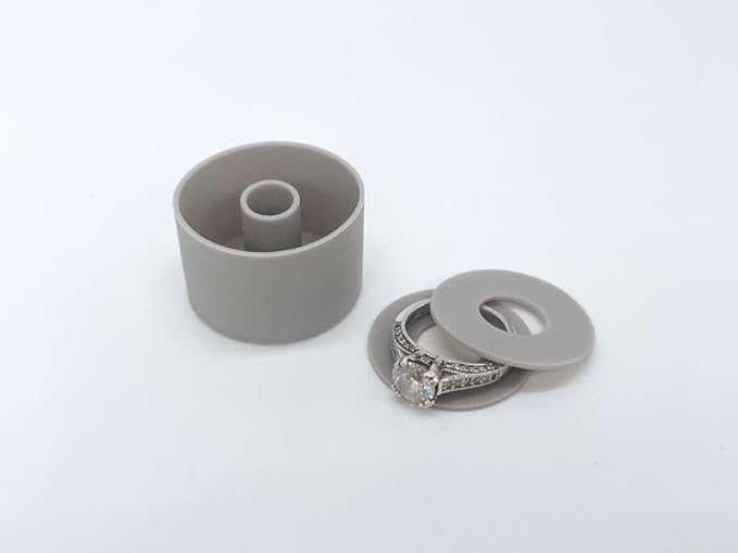 Lion Latch Travel Jewelry Box Case, Ring Holder on Shark Tank - Portable Silicon, Ring Holder Not Included