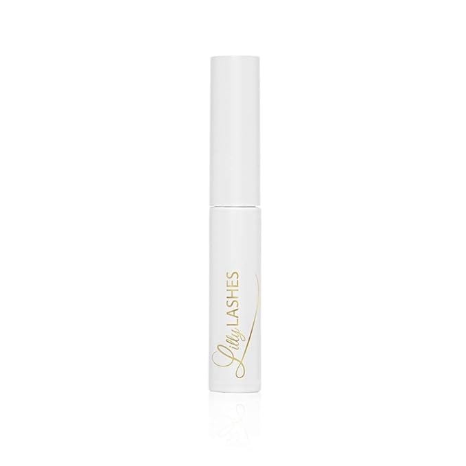 Lilly Lashes Clear Eyelash Glue - Brush On Lash Glue for False & Natural Lashes - Latex Free