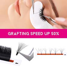Volume Eyelash Extensions D Curl 0.05 20-25mm Mix Self Fanning Lashes 5D 6D 8D 10D Easy Fan Lash Optinal Thickness 0.03 0.05 0.07 Curl C D DD Length 8-25mm (0.05-D, 20-25mm Mix)