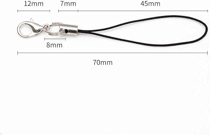 Mobile Phone Rope 20pcs Strap Charm Lariat Lanyard,Phone Charm with Lobster Clasp Cords for Cellphone/USB Drive/Keychain/DIY Jewelry Accessories Phone Accessories,Cell Phone Charms