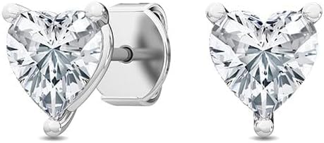 Houston Diamond District 1 to 10 Carat IGI Certified LAB GROWN Diamond Stud Earrings for women 4 Prong Push Back (E/F Color VS2/SI1 CLARITY)