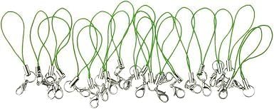 20 Pcs Mobile Phone Rope Strap Charm Lariat Lanyard with Lobster Clasp Cords, Cell Phone Charms, Car Keychain, for Cellphone/USB Drive/Keychain/DIY Jewelry Accessories