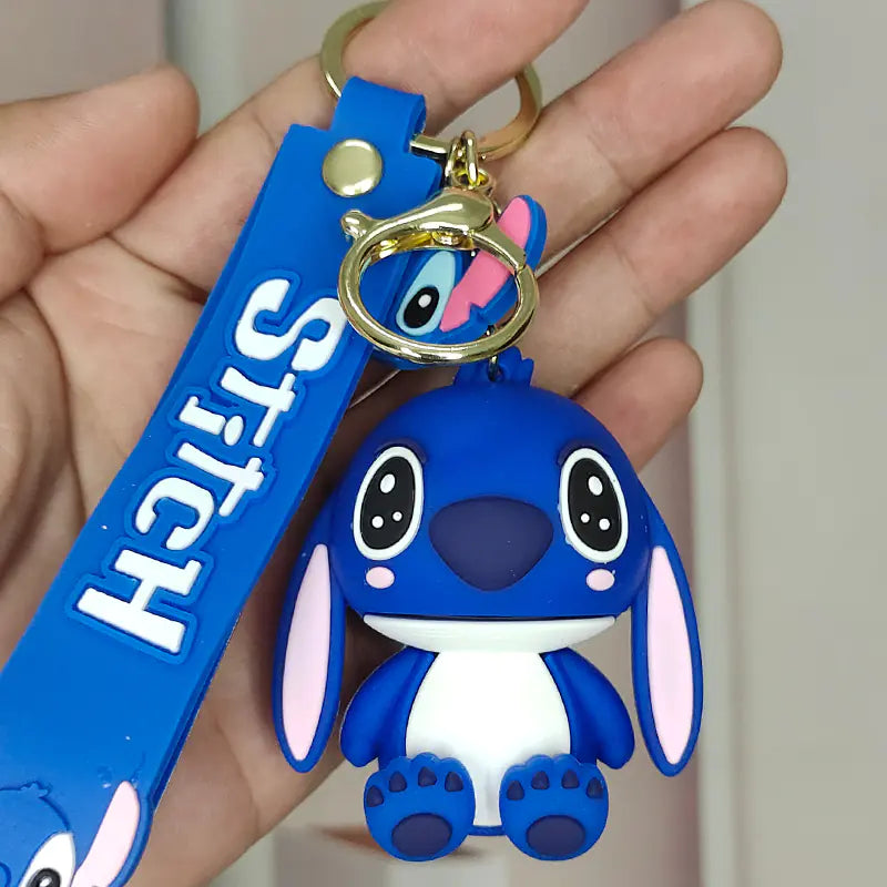 Cute Stitch Cartoon Keychain for Bags and Ornaments