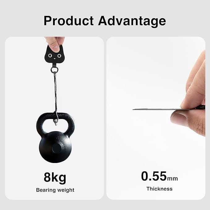 Anti-Theft Phone Strap, Adjustable Crossbody & Wrist Lanyard, Universal Tether Tab (2-Pack) for Secure Hands