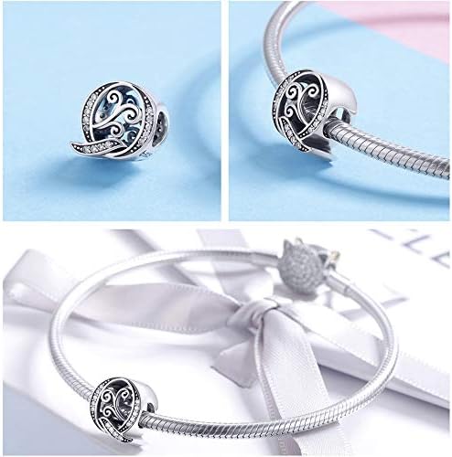 925 Sterling Silver Letter Charms for Pandora Bracelets Alphabet Initial Charms Beads Birthday Christmas Jewelry Gift for Women