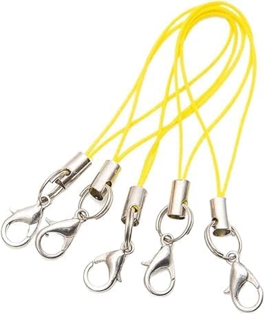 20Pcs Mobile Phone Rope Strap Charm Lariat Lanyard Phone Charms with Lobster Clasp Cords for Cellphone USB Drive, Keychain DIY Jewelry Accessories