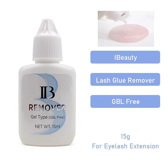 3PCS IB Beauty Eyelash Extension Glue Primer Premium With Gel Remover Clear Eyelashes Super Bonder Professinal Adhesive Hardener 3bottles/set Professional Salon Use by LAVA