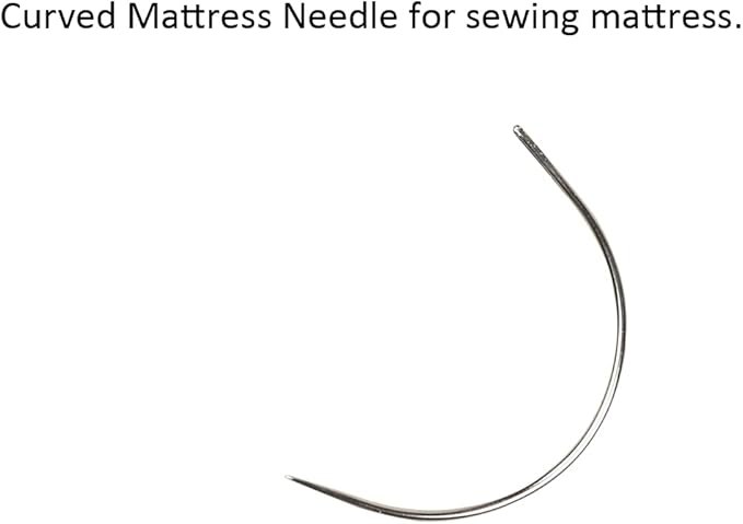Eketirry Hand Sewing Needle Kit, Heavy Duty Household Hand Needles for for Home Upholstery Carpet Leather Canvas Repair (7 Pieces)