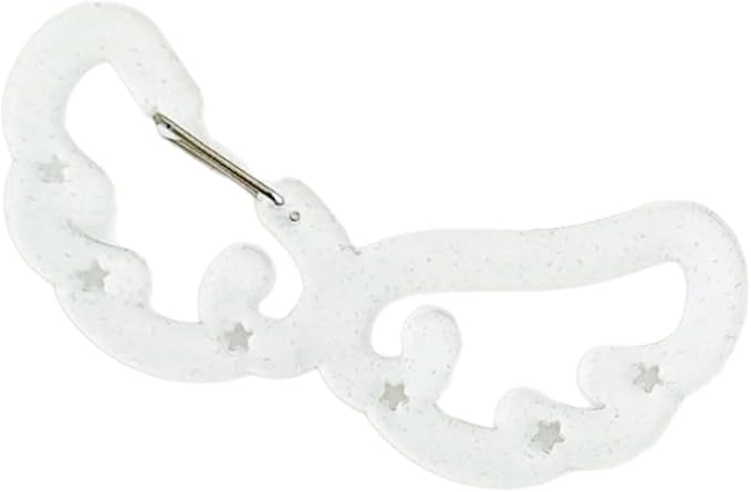 Wing/Star Shape Carabiner Hook Clips Lovely Phone Pendant Charm Acrylic Buckle Keychain For Backpack Handbag Gifts Outdoor Keyring Hook