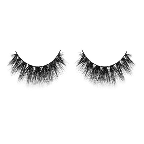 Lilly Lashes 3D Mykonos Faux Mink Strip Eyelashes, False Eyelashes Dramatic Look, Reusable False Lashes, Fake Lashes Pack, Lash Strips with Luxury Silk Like Fibers, No Lash Glue Included