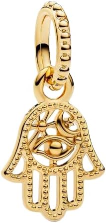 Hamsa Hand Dragon Bible Cross Prayer Charm 925 Sterling Silver Charms Fits Women's Charm Bracelet and Necklace Bead Charms Jewelry Gifts for Sister Friend