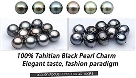 NONNYL Gifts for Women Mom-Wedding-Anniversary-Wife-Jewelry-Tahitian -Black-Pearl-Necklace for Women Birthday for Womens Her Girlfriend Valentines Day Mothers Day Christmas Gifts for Wife Mom