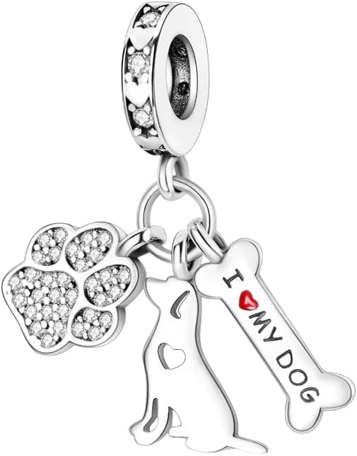 Hamsa Hand Dragon Bible Cross Prayer Charm 925 Sterling Silver Charms Fits Women's Charm Bracelet and Necklace Bead Charms Jewelry Gifts for Sister Friend