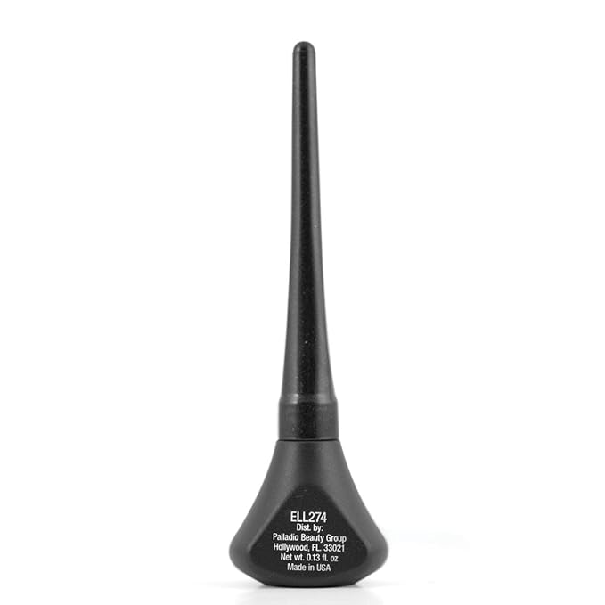 Palladio Liquid Eyeliner, Black Shimmer, Highly Pigmented, Waterproof, Smear-Proof, Includes Easy G Wand Applicator