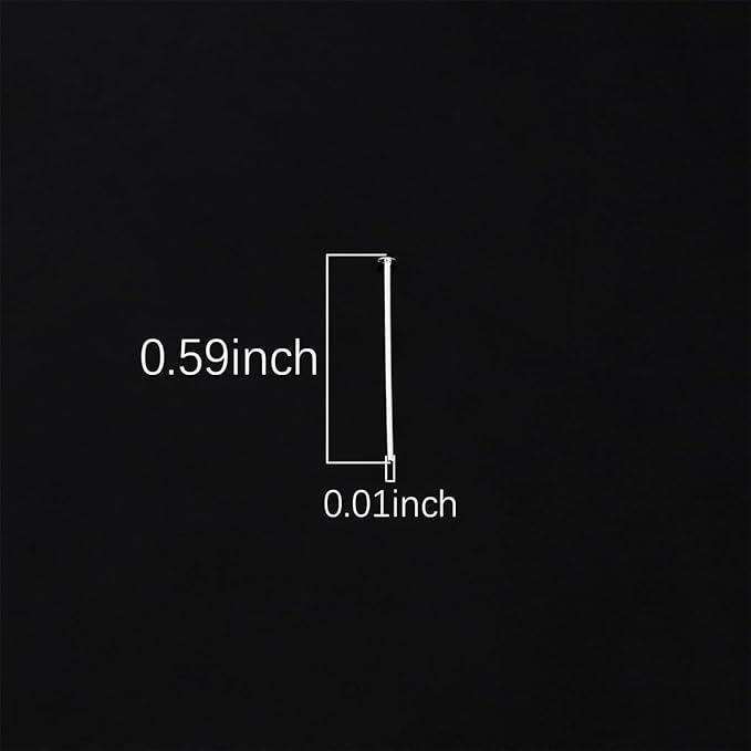 925 Sterling Silver Flat Head Pins 0.5x15mm 40pcs for Jewelry Making Findings