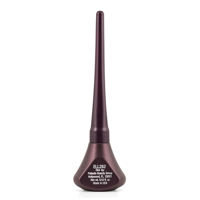 Palladio Liquid Eyeliner, Highly Pigmented and Waterproof Eyeliner, For Intense Eye Definition, Smear-proof Eyeliner Liquid, Includes Easy Grip Wand and Felt Tip Eyeliner Applicator, Lavender