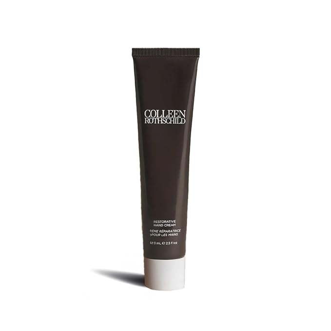Colleen Rothschild Beauty Restorative Hand Cream for Dry Cracked Hands & Cuticles - Softens & Reduces Age Spots w/ Shea Butter - Moisturizing, Non-Greasy Hand Cream for Women & Men, 73ml (2.5 fl oz)