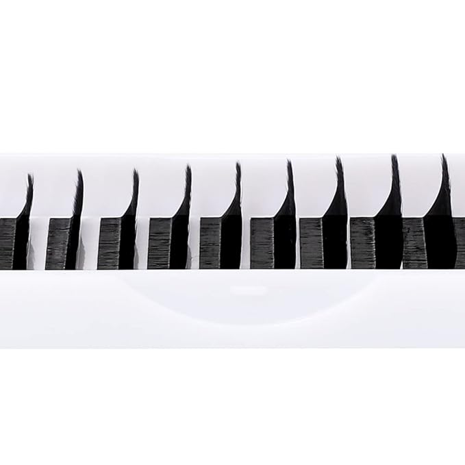 Eyelash Extensions L Curl 0.07 Easy Blooming Lash Extension Matte Rapid Volume Lash Extensions Flowering Easy Fan Volume Lashes (0.07-L, 8-14 Mixed)
