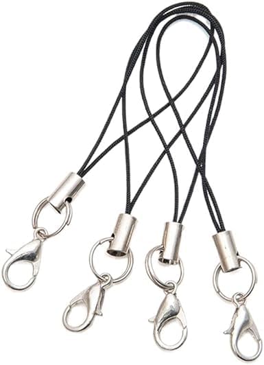 20Pcs Mobile Phone Rope Strap Charm Lariat Lanyard with Lobster Clasp Cords for Cellphone/USB Drive/Keychain/DIY Jewelry Accessories，Cell Phone Charms